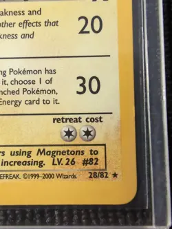 Pokemon TCG Dark Magneton Team Rocket 28/82 Non-Holo Rare 1st Edition NM - Image 5