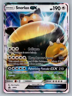 Pokemon TCG SM Promos Snorlax GX - SM05 - Image 1