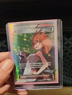 Trainer Bridgette Full Art Foil XY Breakthrough Pokemon Tcg - Image 1