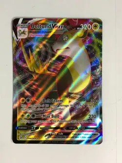 Pokemon TCG Fusion Strike Boltund VMAX 104/264 Near Mint - Image 1