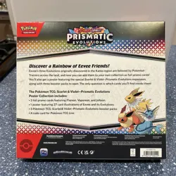 Pokemon TCG Scarlet & Violet Prismatic Evolutions Poster Collection Box - Image 2