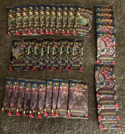 Pokemon TCG Twilight Masquerade Booster Packs - LOT of 40 - Sealed - New - Image 1