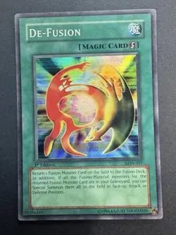 Yugioh De-Fusion LON-097 Super Rare 1st Edition NA English NM/VLP - Image 1