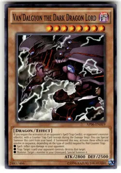 Van'Dalgyon the Dark Dragon Lord AP06-EN019 Astral Pack 6 Unlimited - Image 1