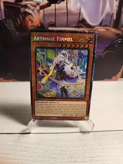 Yugioh! Artmage Finmel (Starlight Rare) DUAD-EN009 NM 1st Edition - Image 1