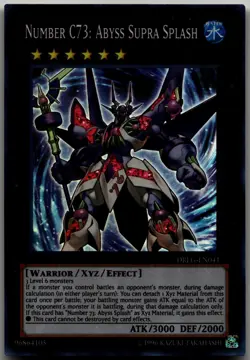 Number C73: Abyss Supra Splash Super Rare Dragons of Legend DRLG-EN041 LP - Image 1