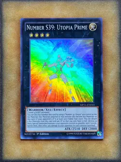 Yugioh Number S39: Utopia Prime MP16-EN043 Super Rare 1st Ed NM - Image 1