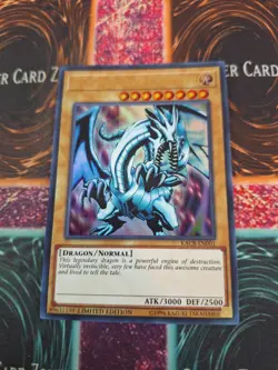 Yugioh Blue-Eyes White Dragon KACB-EN001 Ultra Rare Limited Near Mint - Image 1