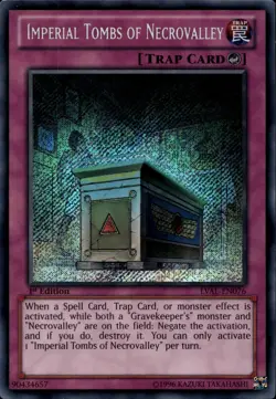 Imperial Tombs of Necrovalley 1st Ed EU Print Secret LVAL-EN076 Yu-Gi-Oh! - Image 1