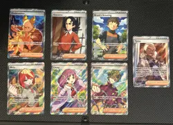 Pokemon Full Art Trainer Lot 7 Cards From Random Sets NM/M. All Cards Shown - Image 1
