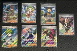 Pokemon Full Art Trainer Lot 7 Cards From Random Sets NM/M (Japanese) - Image 1