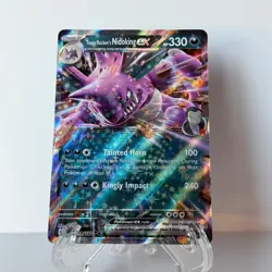 Team Rocket's Nidoking ex 119/182 Sv10: Destined Rivals Holo NM Pokemon Card - Image 1