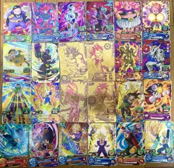 Dragon Ball Heroes Cards Lot x24 Prism Holo Super Rare SR UR Japan - Image 1