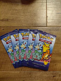 5 unopened packs of the 2021 McDonald's Pokemon cards. - Image 1