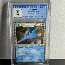 Kingdra Holo 85/95 Unleashed 2010 - CGC 4 VG/EX - Pokemon Card - Image 1