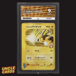 ACE PSA 9 Lt. Surge's Raichu 053/141 1st Ed VS Series Japanese Pokemon Card MINT - Image 1