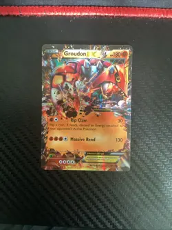 Groudon EX - 85/160 - Pokemon Primal Clash XY Ultra Rare Card LP - Image 1