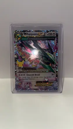 Pokemon TCG M Rayquaza EX Celebrations Classic Collection Holo Ultra Card 76/108 - Image 1