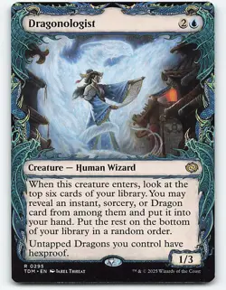 Dragonologist (Showcase) #295 Magic the Gathering Card - Image 1