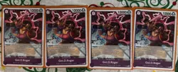 One Piece Gol D. Roger Promo P-107 Card English Edition, Near Mint x4 - Image 2