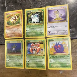 Pokemon TCG Jungle 1st Edition Lot Of 6 Cards - Image 1