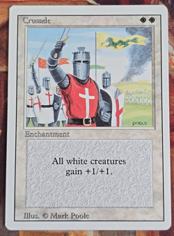 MTG Crusade Revised Edition Very Rare MTG Card - Image 1