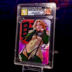 Tsunade Waifu Card Encased #03/99 Gold Demigoddess Collection SLAB ACG Naruto - Image 2