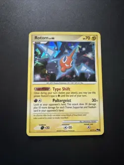 Rotom 5/17 Cracked Ice Holo Pokemon TCG Series 9 Promo Card LP - Image 1