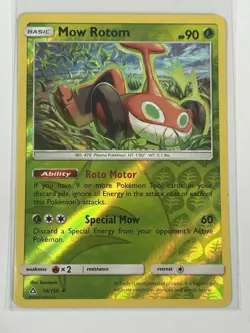 LP Mow Rotom - 14/156 - Reverse Holo Rare - Ultra Prism - Pokemon Card - Image 1