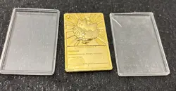Pokemon Togepi Burger King 23k Gold Plated Trading Card 1999 Nintendo - Image 5