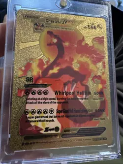 Charizard Gold Fan Art Cards Lot 4 Cards - Image 2