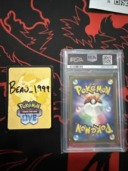 Pokemon TCG Mewtwo VSTAR Card PSA 9 Gem Mint 221/172 SAR S12a - Image 2