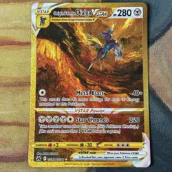 Pokemon TCG Origin Forme Dialga VSTAR Crown Zenith GG68/GG70 NM Secret Rare Card - Image 1
