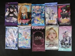 Premium 10 Pack Mixed Lot Goddess Story Anime Cards Waifu with box - Image 2