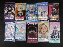 Premium 10 Pack Mixed Lot Goddess Story Anime Cards Waifu with box - Image 3