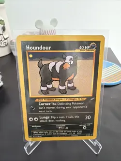 Houndour 43/105 Pokemon Card TCG Neo Destiny Uncommon Non Holo NM/M - Image 1