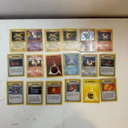 Vintage TCG Shadowless Base Set Lot Pokemon Cards WOTC - 1st Edition and Promo - Image 1
