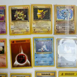 Vintage TCG Shadowless Base Set Lot Pokemon Cards WOTC - 1st Edition and Promo - Image 3