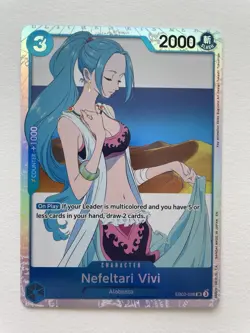 One Piece Card Game Nefeltari Vivi EB02-026 SR English - Image 1