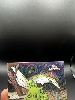 Pokemon Card English 2000 Topps TV Chrome Series 2 Scyther #123 Foil Vintage - Image 3