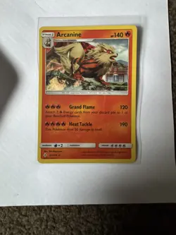 Pokemon Card Arcanine Unbroken Bonds Cosmo Holo Rare 22/214 Near Mint - Image 1