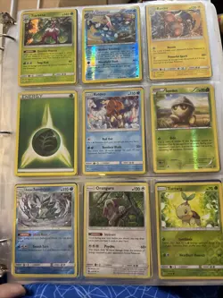 190 Pokemon Card Lot Various Sets 2015-2018 / Some Holos & Reverse In Binder - Image 1