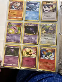 190 Pokemon Card Lot Various Sets 2015-2018 / Some Holos & Reverse In Binder - Image 4