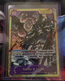 One Piece Card Game - Kaido & Linlin OP08-119 Two Legends SEC English Holo - Image 1
