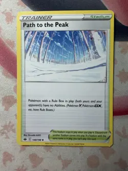 Path to the Peak Uncommon SWSH06: Chilling Reign 148/198 NM English Pokemon Card - Image 1