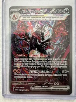 Charizard ex 234/091 Special Illustration Rare Paldean Fates Pokemon Card - Image 1