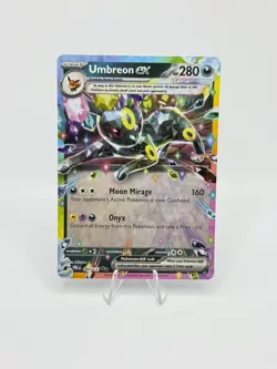 Umbreon ex 060/131 Sv: Prismatic Evolutions Holo Pokemon Card Dark Type - Image 1