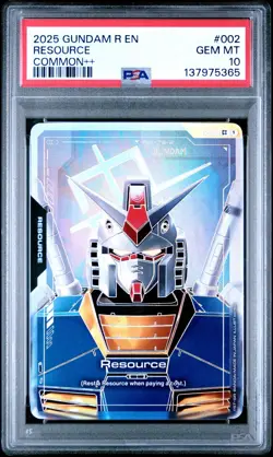 Gundam Card Game TCG Resource C++ Alt Art Holo PSA 10 Gem Mint CCG - Image 1