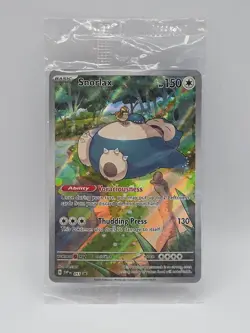 Pokemon TCG Snorlax SVP 051 Black Star Promo Card Scarlet & Violet 151 NM Sealed - Image 1