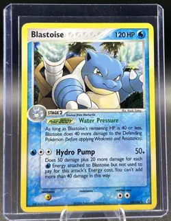 2006 - Blastoise 14/100 Cosmos Holo Crystal Guardians Pokemon Card - Image 1